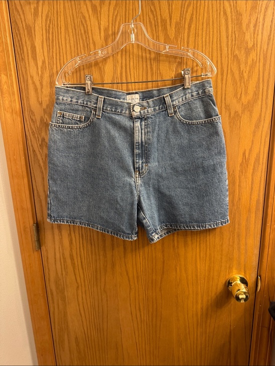 Calvin Klein Pants - Calvin Klein Blue Denim High-Rise Shorts